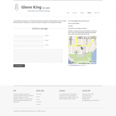 Glenn King Counseling