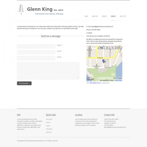 Glenn King Counseling